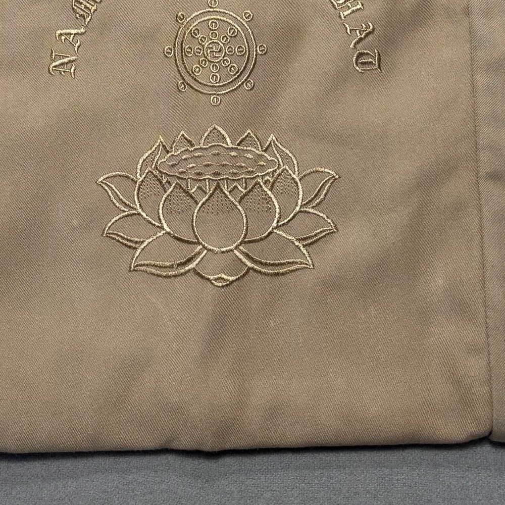 Embroidered Buddhist "Nam Mo A Di Da Phat" Messenger Bag - Picture 16 of 16